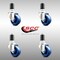 Service Caster 3 Inch 316SS Solid Polyurethane Swivel 1-1/2 Inch Expanding Stem Caster Set SCC SCC-SS316EX20S314-SPUS-112-4 - alternate 4